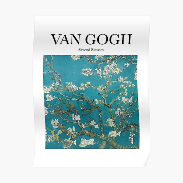 Vincent Van Gogh Poster Mandelblüten Almond Blossom Kunstdruck 91,5x61cm 1890 