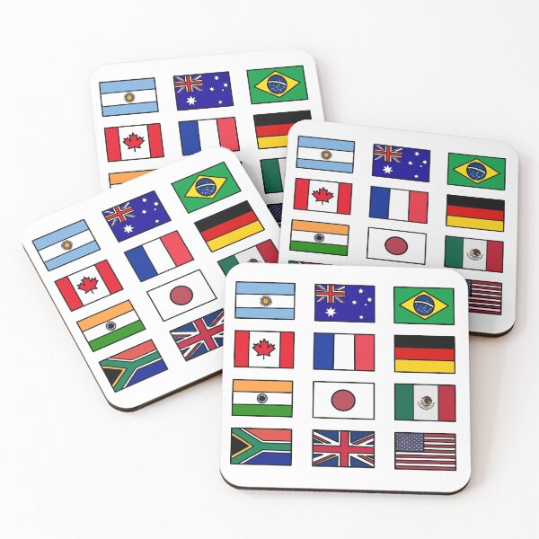 Item preview, Flags of the world sticker pack designed and sold by BessieMoo.