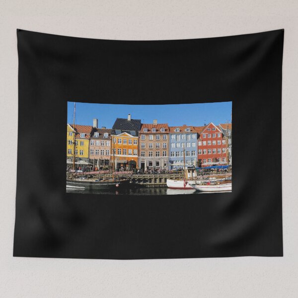 Item preview, Denmark Copenhagen Nyhavn street designed and sold by ProudAcademic.