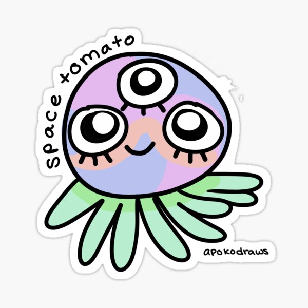Space Tomato Sticker