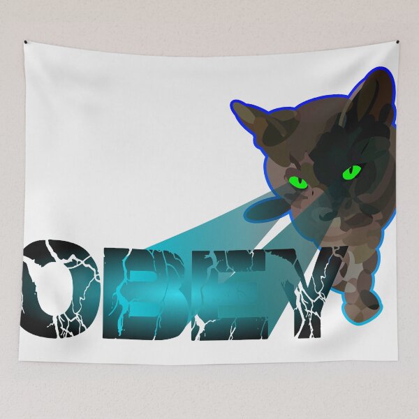 Item preview, Obey the mighty cat designed and sold by runstore.