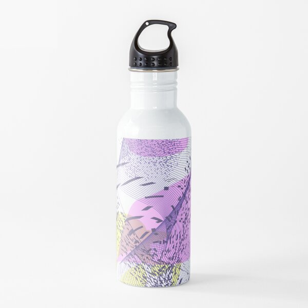 Abstract Face Double Vision Water Bottle