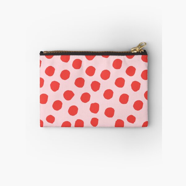 Item preview, red and pink organic dots pattern designed and sold by neopop.