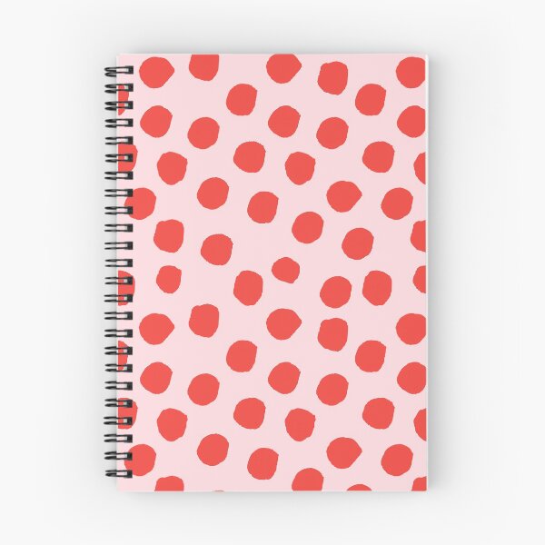 Item preview, red and pink organic dots pattern designed and sold by neopop.
