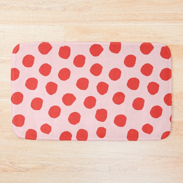 Item preview, red and pink organic dots pattern designed and sold by neopop.