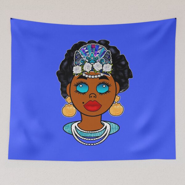 Item preview, Goddess in Blue designed and sold by artbyomega.
