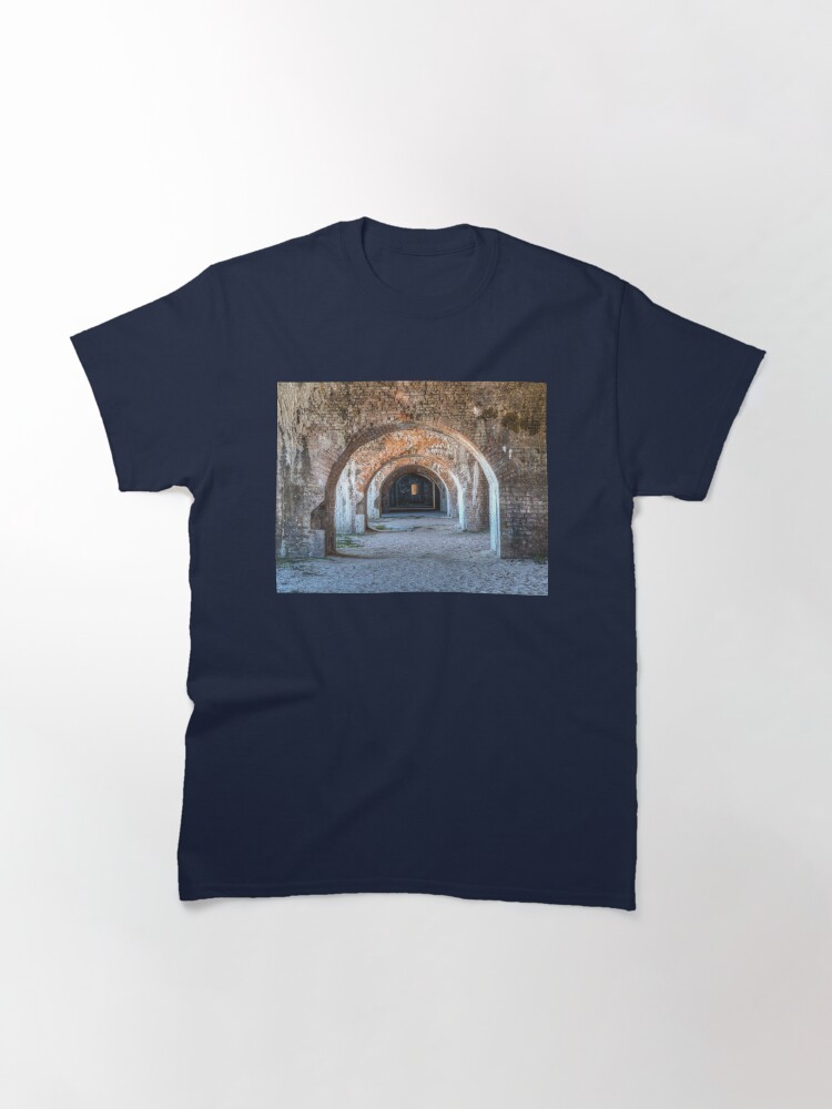 Thumbnail 3 of 7, Classic T-Shirt, Arches at Fort Pickens, Florida designed and sold by mcdonojj.