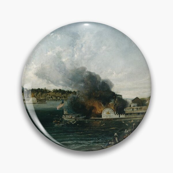 Item preview, Burning of the Sidewheeler Henry Clay  designed and sold by artichokes.