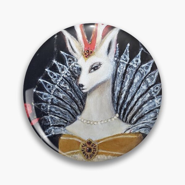 Item preview,  Albina de la Biche, Countess of the Deer Court designed and sold by The Mysterious Domain Alyne Whiteswan Fine Art Prints and Merch.