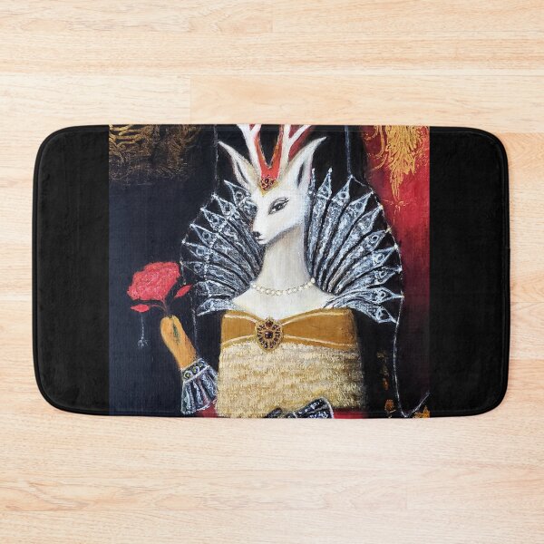 Item preview,  Albina de la Biche, Countess of the Deer Court designed and sold by The Mysterious Domain Alyne Whiteswan Fine Art Prints and Merch.