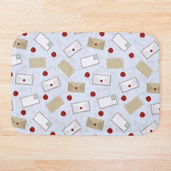 Item preview, Pattern of Letters for Christmas and Valentines Posted Air Mail designed and sold by Pamela Maxwell.