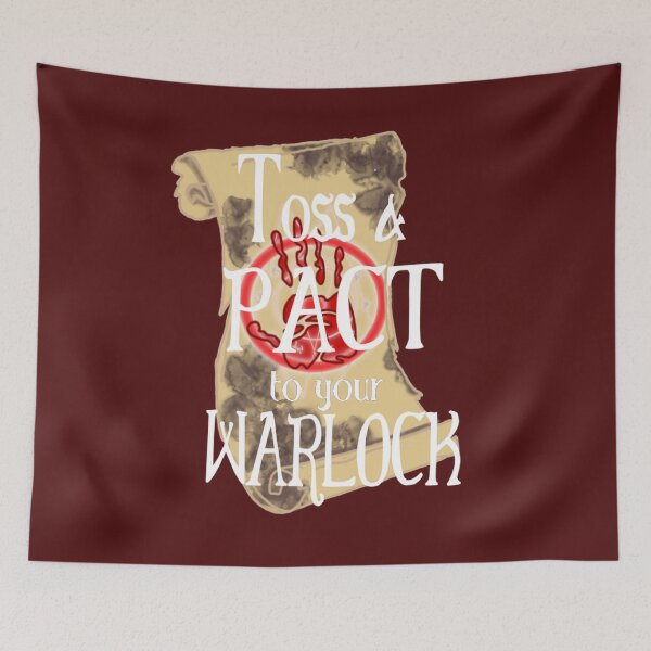 Item preview, Toss a Pact to your Warlock designed and sold by malyix0013.