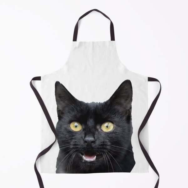 Item preview, black cat lover face art painting designed and sold by alaechamlal.
