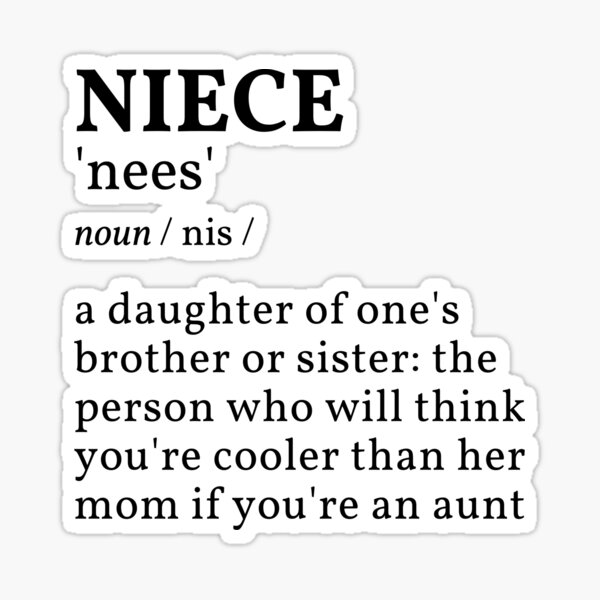 Niece Sticker