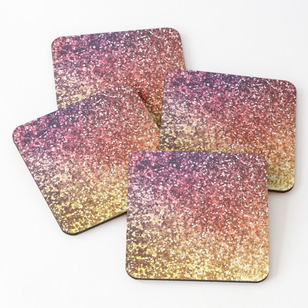Item preview, Summer Sunset Glitter Gradient designed and sold by CalmingColours.