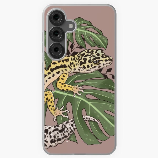 Item preview, Leopard Gecko and Monstera deliciosa designed and sold by Paige Penrose.