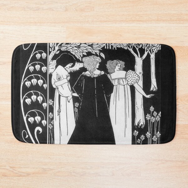 Item preview, Aubrey Beardsley Arthurian Illustration designed and sold by The Mysterious Domain Alyne Whiteswan Fine Art Prints and Merch.