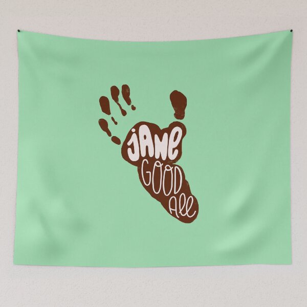 Item preview, Jane Goodall designed and sold by whatafabday.