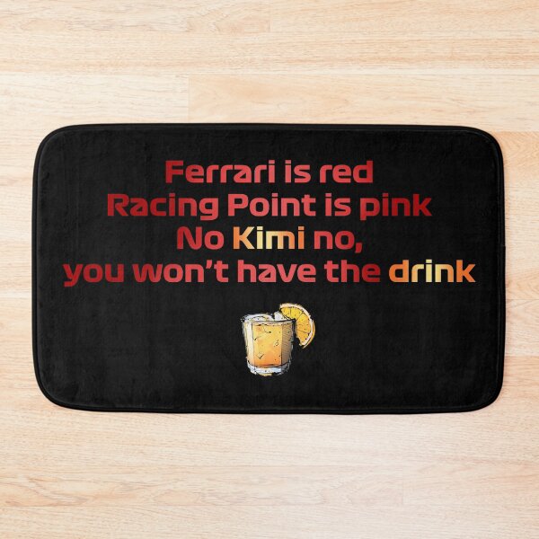 Item preview, Formula 1 meme - Kimi quote you will not have the drink (roses are red) | Racing car designed and sold by Vane22april.
