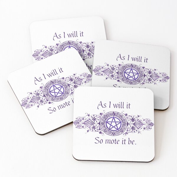 Item preview, Purple As I Will it So Mote it Be designed and sold by The Cottage Cauldron.