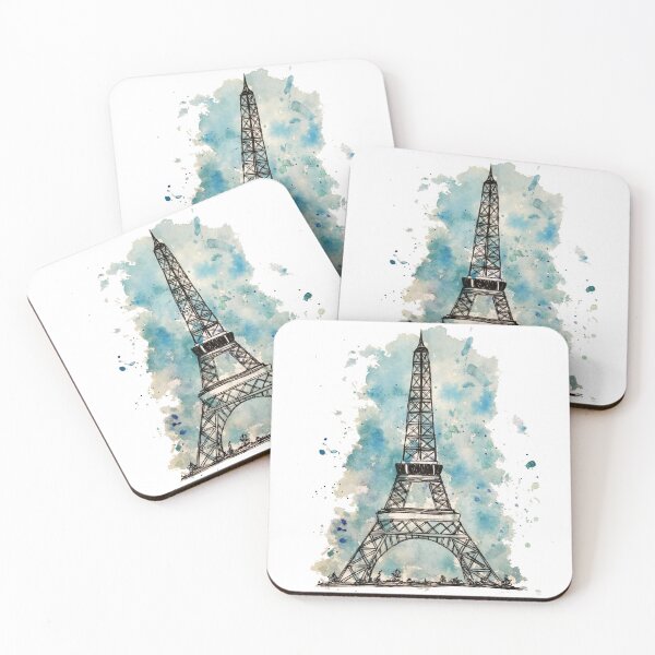 Item preview, Eiffel Tower Watercolour designed and sold by Jenie Yolland.