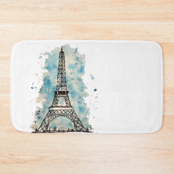 Item preview, Eiffel Tower Watercolour designed and sold by Jenie Yolland.