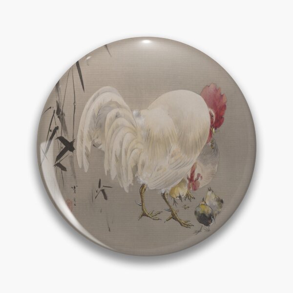 Item preview, Watanabe Seitei - Rooster and Hen with Chicks designed and sold by artichokes.