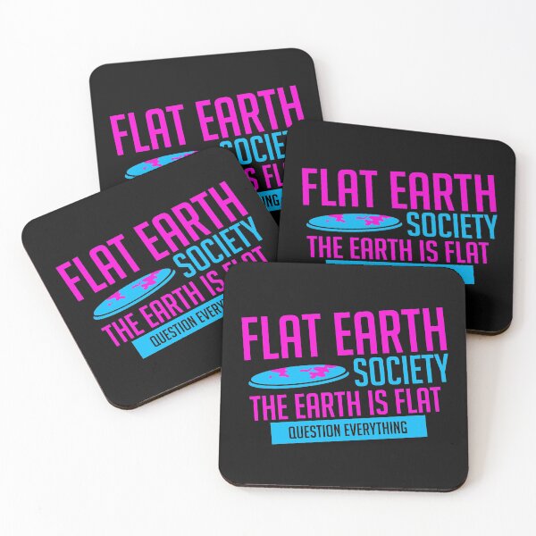 Item preview, Funny Flat Earth Society The Earth Is Flat designed and sold by ShirtStar0815.