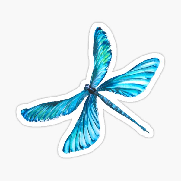 Item preview, Blue green Dragonfly designed and sold by lovesuperkarma.