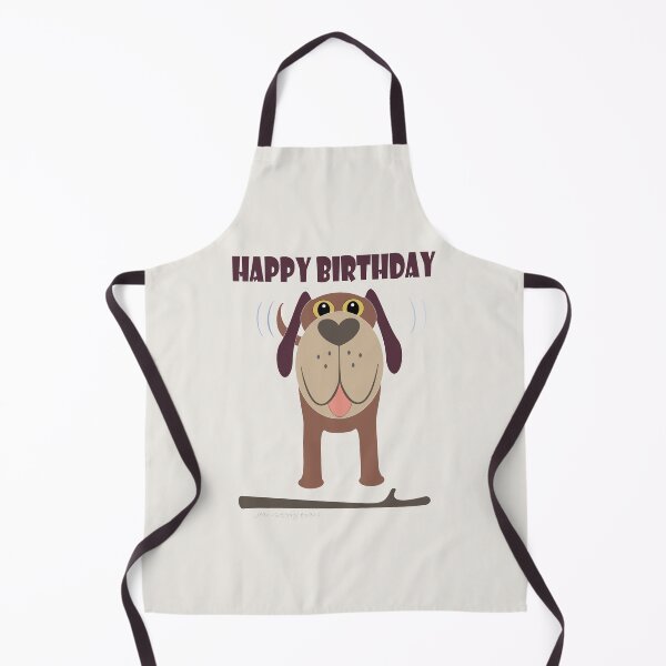 Item preview, HAPPY BIRTHDAY PRESENT FROM DOG designed and sold by Jean Gregory Evans.