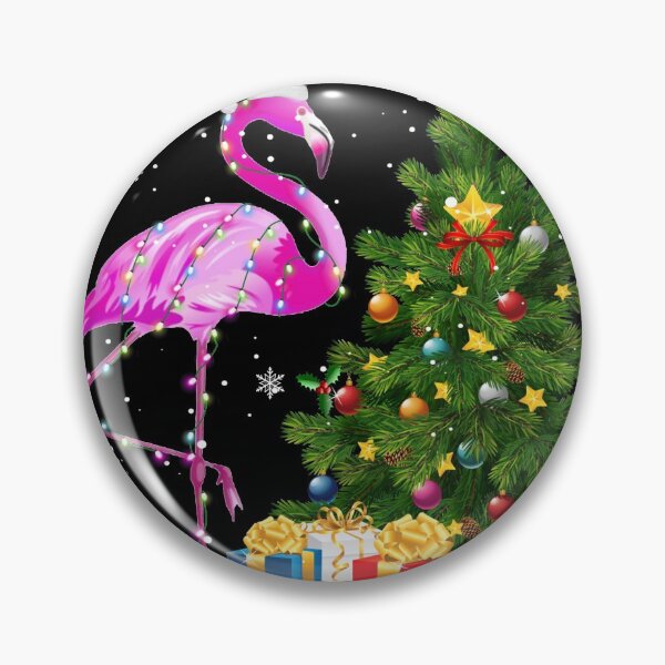 Item preview, Flamingo Flocking Around The Christmas Tree Lights Chain designed and sold by Celinay99.