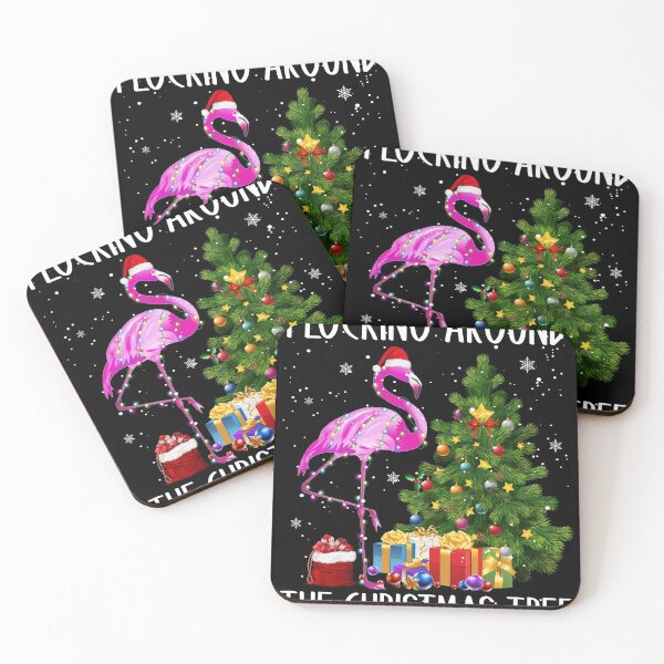 Item preview, Flamingo Flocking Around The Christmas Tree Lights Chain designed and sold by Celinay99.