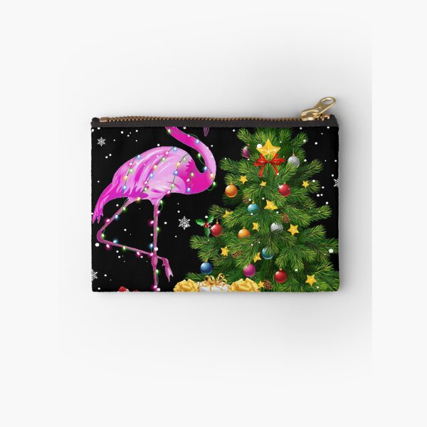 Item preview, Flamingo Flocking Around The Christmas Tree Lights Chain designed and sold by Celinay99.