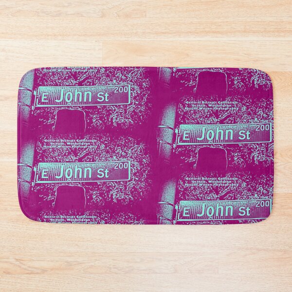 Item preview, John Street, Seattle, Washington by Mistah Wilson designed and sold by The Street Sign Store.