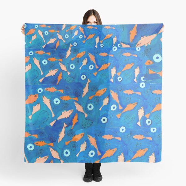 Conjuring the Sea: Fish & Water Scarf