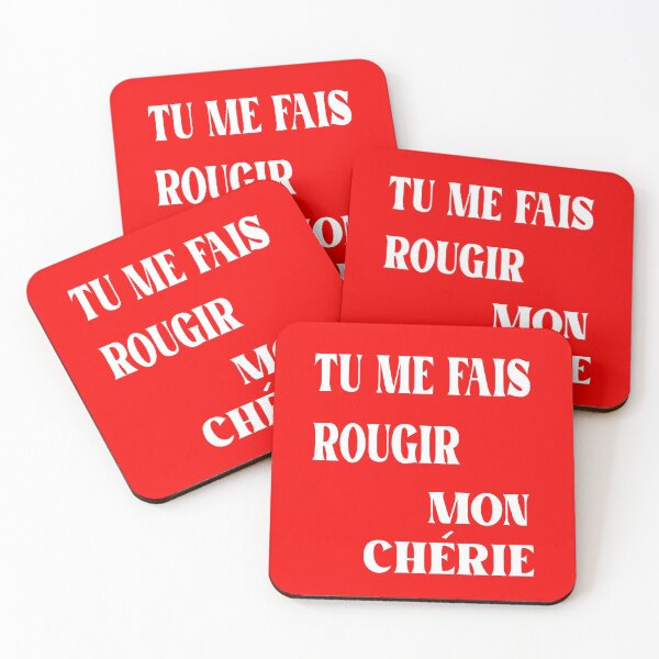 Aperçu de l'œuvre Tu Me Fais Rougir Mon Chérie créée et vendue par YOUNESSENSHOP ⭐⭐⭐⭐⭐.
