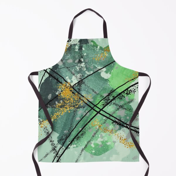 Item preview, Green Glitter Abstract Painting designed and sold by NancyMerkle.