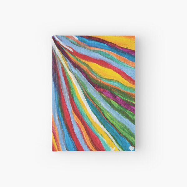 Light Language Bursting down through our Chakras in many Colors by Karen Kubicko Hardcover Journal