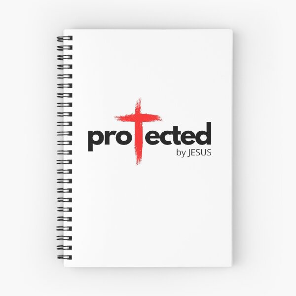 Item preview, Protected by JESUS with Red Cross Religious Christian Faith designed and sold by Element85.