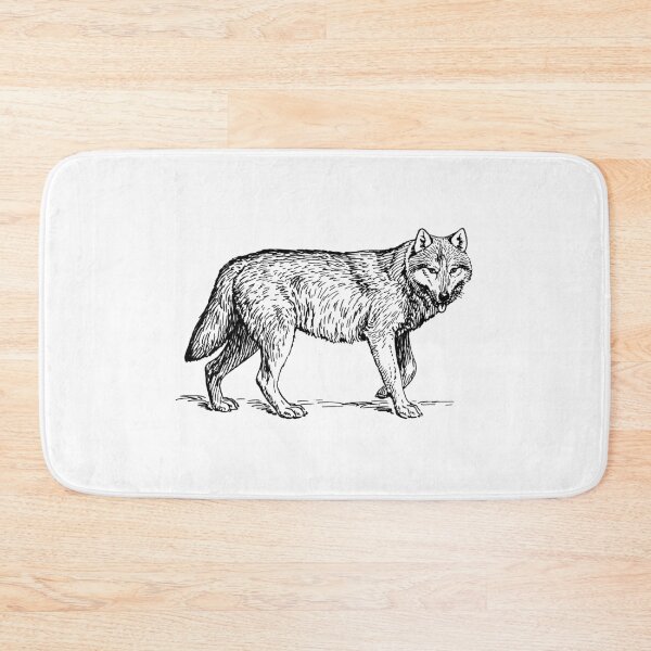 Item preview, Exclusive wolf T-shirt/wolf accessories/wolf apparel designed and sold by Printoweb.