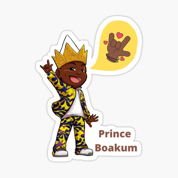 PRINCE BOAKUM ASL LOVES YOU Sticker