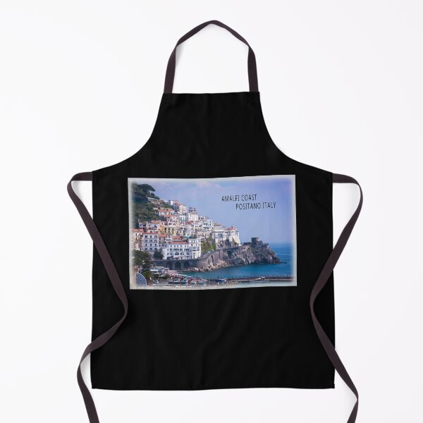 Item preview, Amalfi Coast Positano Italy Beach Souvenir Gift Art Picture designed and sold by merch-Mashed.