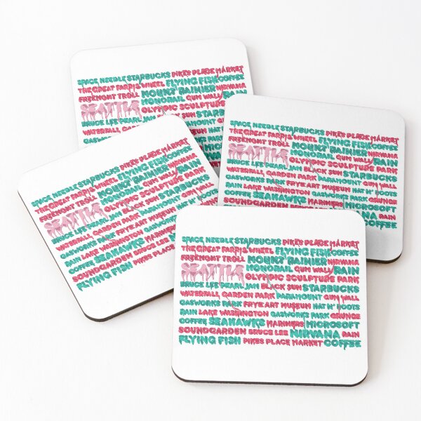 Item preview, Seattle BubbleGum Text designed and sold by Harlie Alden.