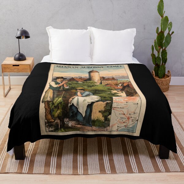 Aperçu de l'œuvre Allaman Aubonne Gimel poster retro créée et vendue par CorasPosters.