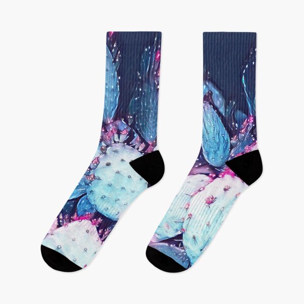 Item preview, blue + pink cacti designed and sold by LifeAsGeneration Z.