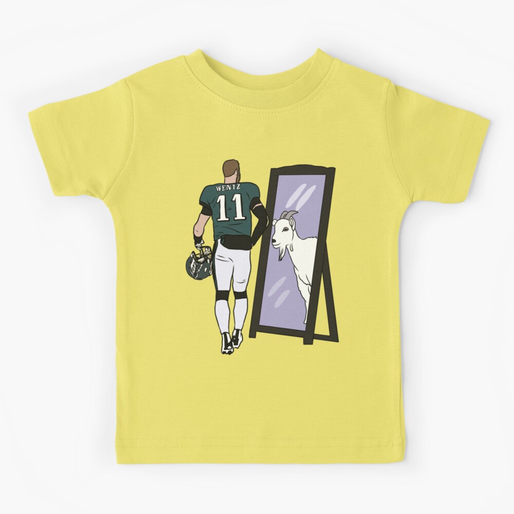 Jalen Hurts Mirror GOAT Kids T-Shirt for Sale by RatTrapTees