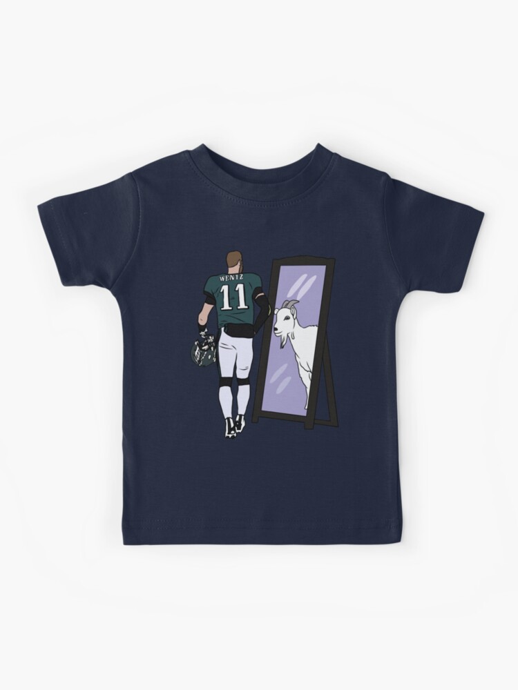 Jalen Hurts Mirror GOAT Kids T-Shirt for Sale by RatTrapTees