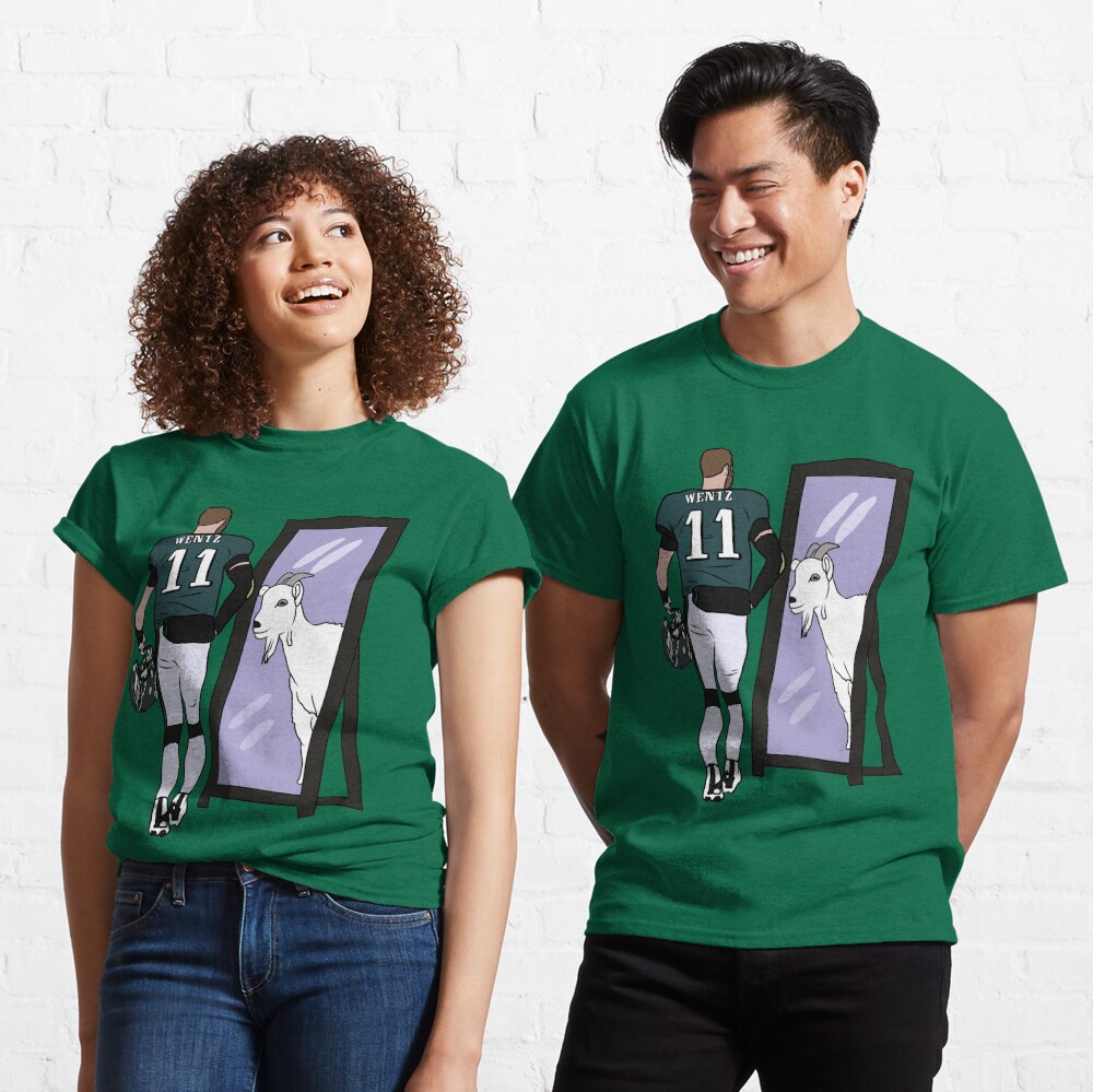 1 Carson Wentz Mirror Goat Unisex T-shirt - Teeruto