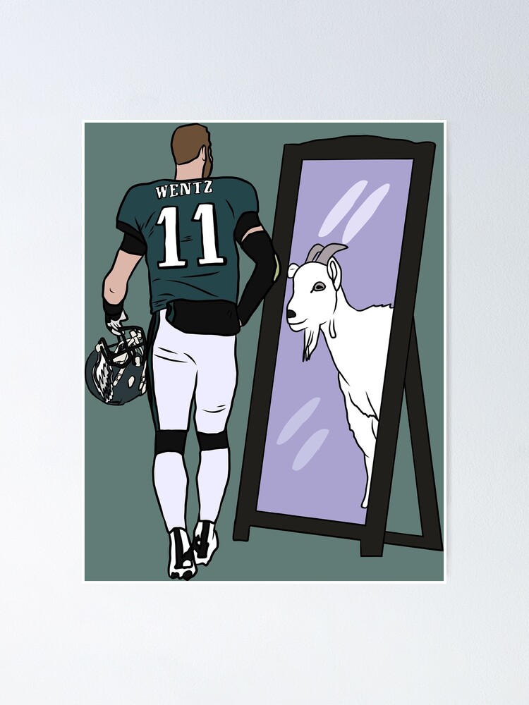 1 Carson Wentz Mirror Goat Unisex T-shirt - Teeruto