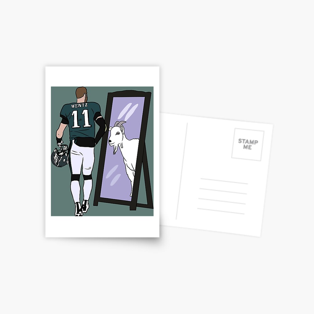 Carson Wentz Jersey Design | Greeting Card